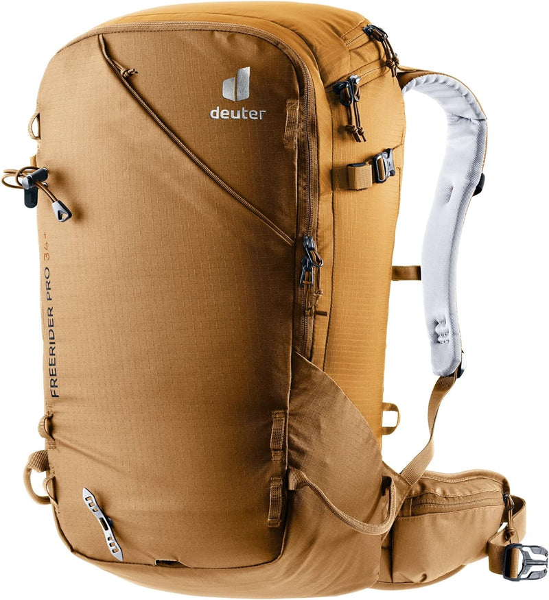 deuter Unisex Freerider Pro 34+ Skitouren-Rucksack 34+ L Almond-cinnamon, 34+ L Almond-cinnamon