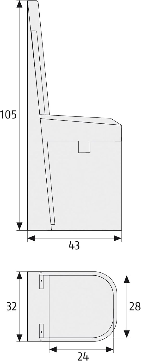 ABUS Hebetür-Sicherung B284 B braun AL0145 gleichschliessend 31716, Braun AL0145