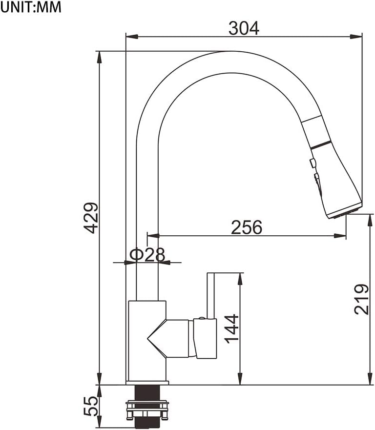 Ibergrif M22136-99 - Touch Sensor Küchenarmatur mit ausziehbare Brause, Spültischbatterie, Küche Was