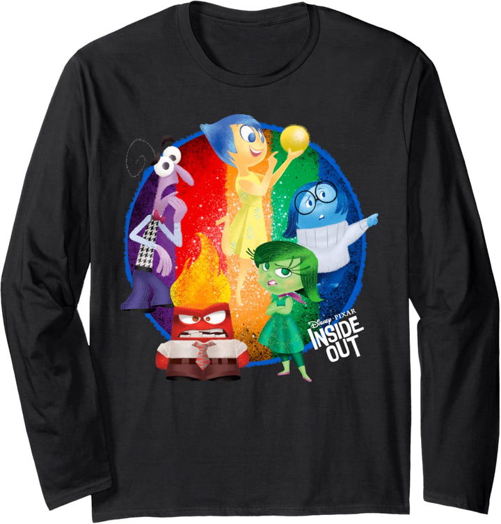 Disney Pixar Inside Out Circle Of Friends Group Shot Langarmshirt