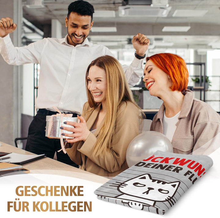 Abschiedsgeschenk Kollegen Jobwechsel, Kuscheldeck, Abschied Kollegin Rente, Abschiedsgeschenk Kolle