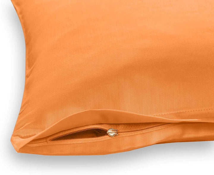 sleepling Satin Kissenbezug, Kissenhülle Seitenschläferkissen aus 100% seidig weicher Baumwolle, Bez