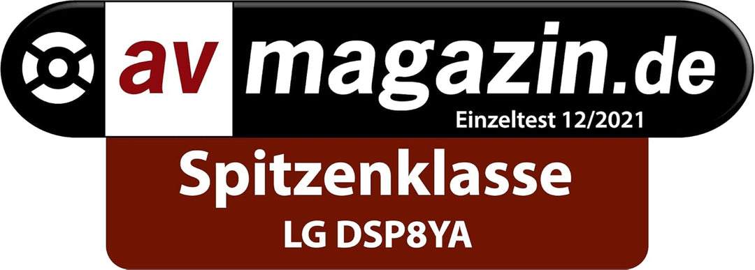 LG DSP8YA 3.1.2 Soundbar (440W) mit Meridian-Technologie und High-Res-Audio-Unterstützung (Dolby Atm