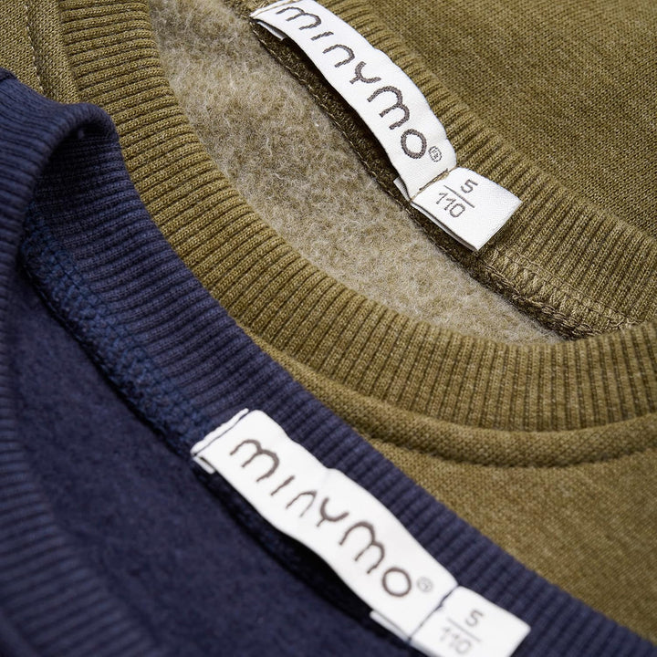 MINYMO Unisex Kinder Shirt 86 Dark Olive, 86 Dark Olive