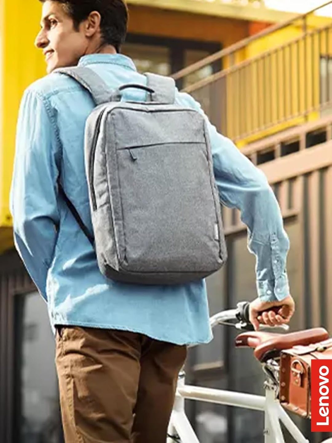 Lenovo 15.6 Laptop Casual Rucksack B210, Grau Grau 39,6 cm grosser Rucksack, Grau 39,6 cm grosser Ru