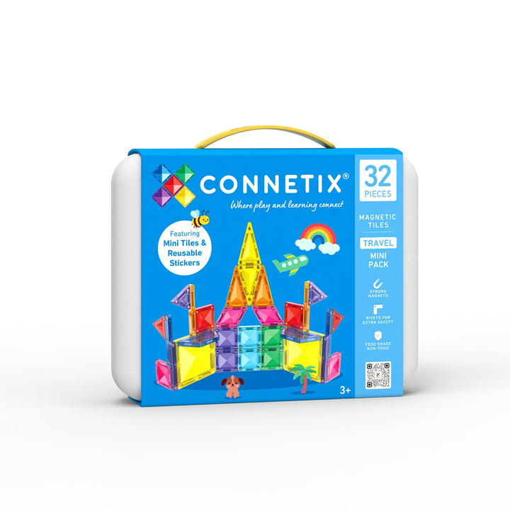 CONNETIX Magnetische Bausteine Mini-Reisepack, 32 Stück