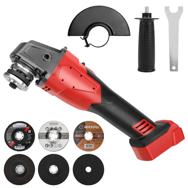 Akku-Winkelschleifer für Milwaukee 18 V Akku, 125 mm, 12000 U/min, bürstenloses Schleifwerkzeug mit