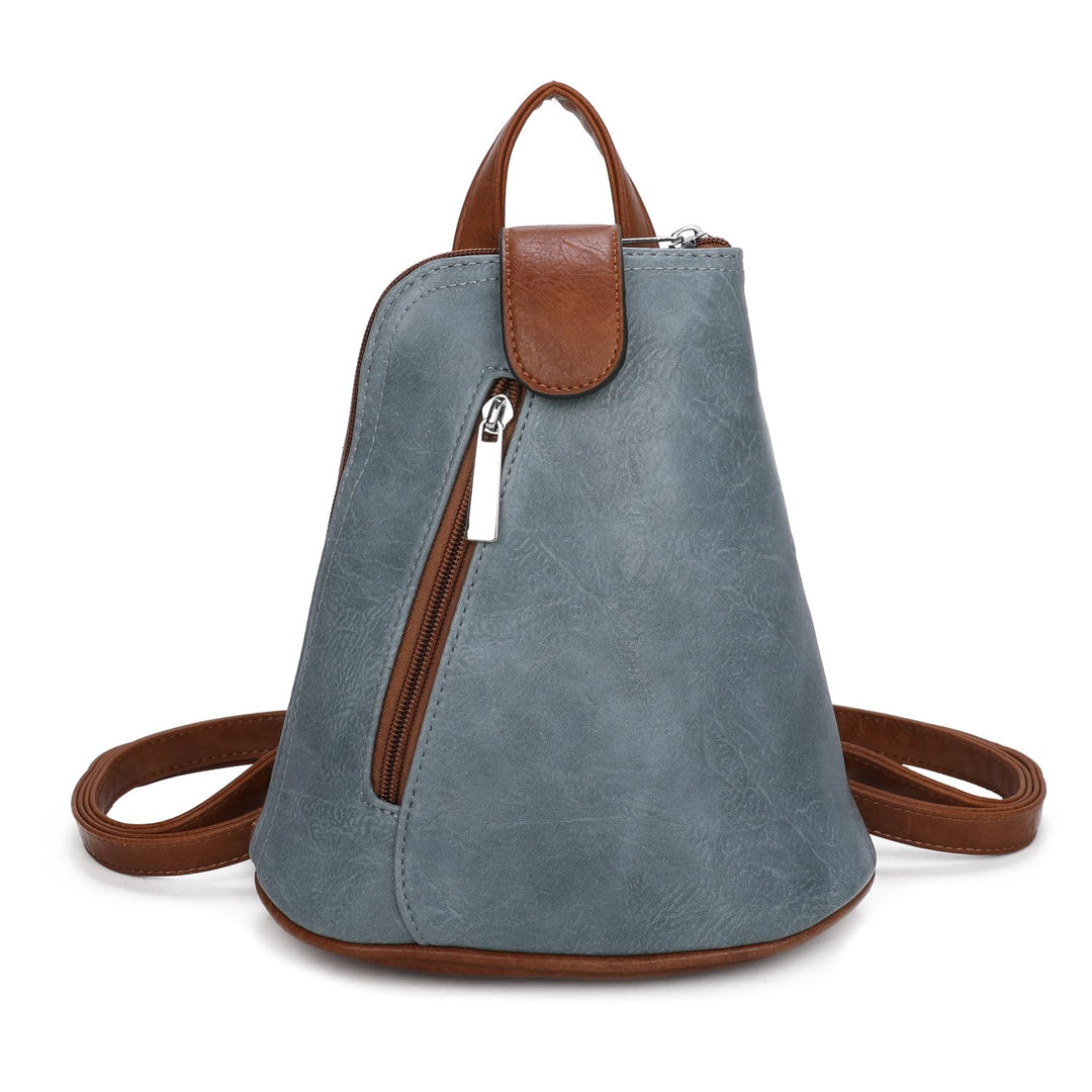 Damen Rucksack Schultertasche Umhängetasche BackPack Handtasche Crossover Crossbody Henkeltasche Rei