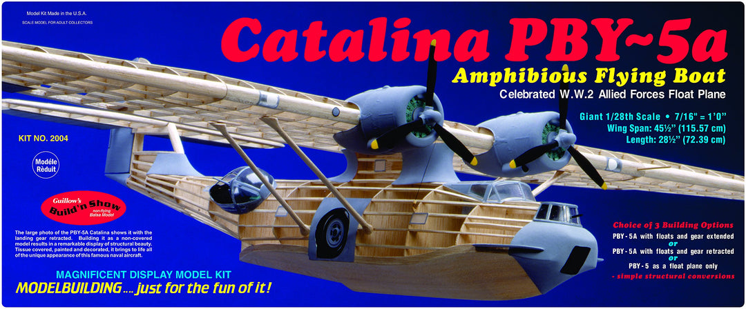 GUILLOW's PBY-5a Catalina Flying Boat Model Kit