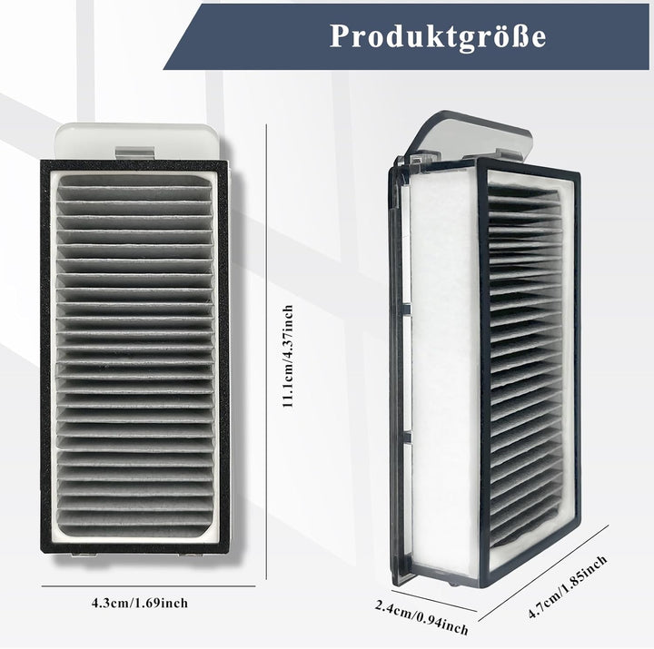 HEPA Filter kompatibel mit Dreame X50 Ultra Complete/L50 Pro Ultra /X50 Master/S40 Enhanced Edition/