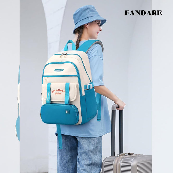 FANDARE Schulranzen Mädchen Schulrucksack Schultasche Kinderrucksack Jungen Handgepäck Rucksack Schu