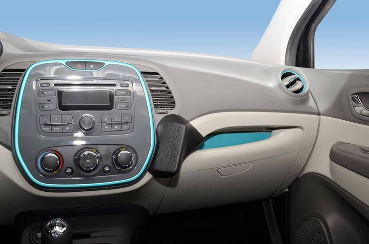 KUDA 1855 Halterung Kunstleder schwarz für Renault Capture ab 2013, 1855