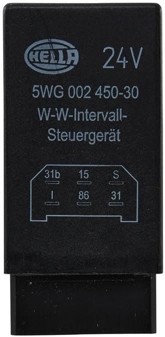 HELLA - Relais, Wisch-Wasch-Intervall - 24V - 6-polig - ohne Halter - 5WG 002 450-301