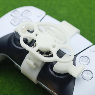 LICHIFIT Mini-Lenkrad für PS5-Rennspiel-Controller, Fahrsimulator, 3D-Druck-Lenkrad für PlayStation