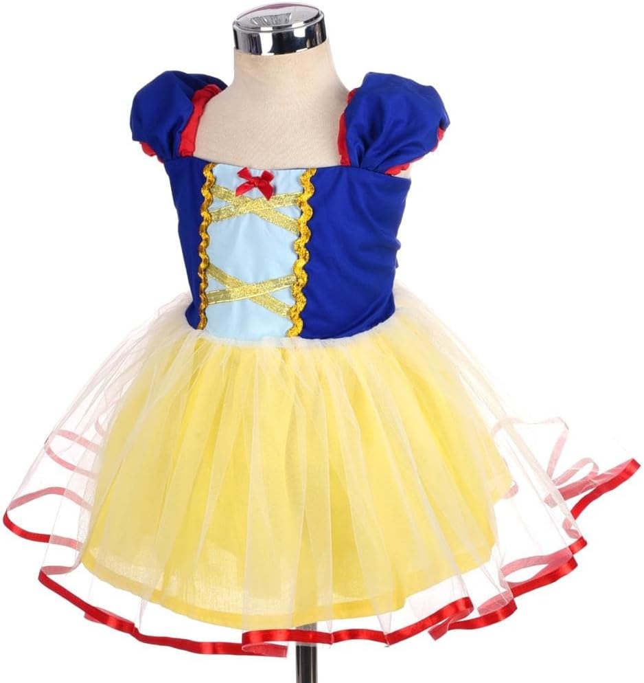 Lito Angels Mädchen Prinzessin Schneewittchen Cinderella Meerjungfrau Rapunzel Kleid Kostüm Weihnach