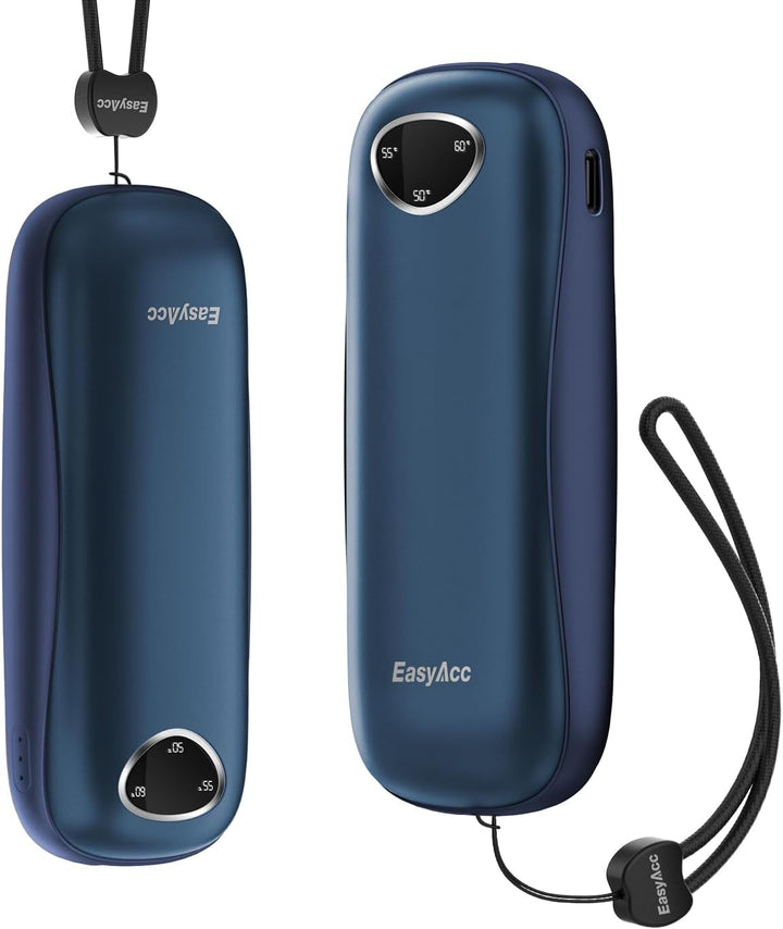 Handwärmer Elektrisch 10000mAh,EasyAcc 2er-Pack Handwärmers,3 Heating Modes Rechargeable Pocket Hand