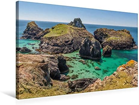 Premium Textil-Leinwand 75 x 50 cm Quer-Format Kynance Cove in Cornwall, Südengland | Wandbild, HD-B