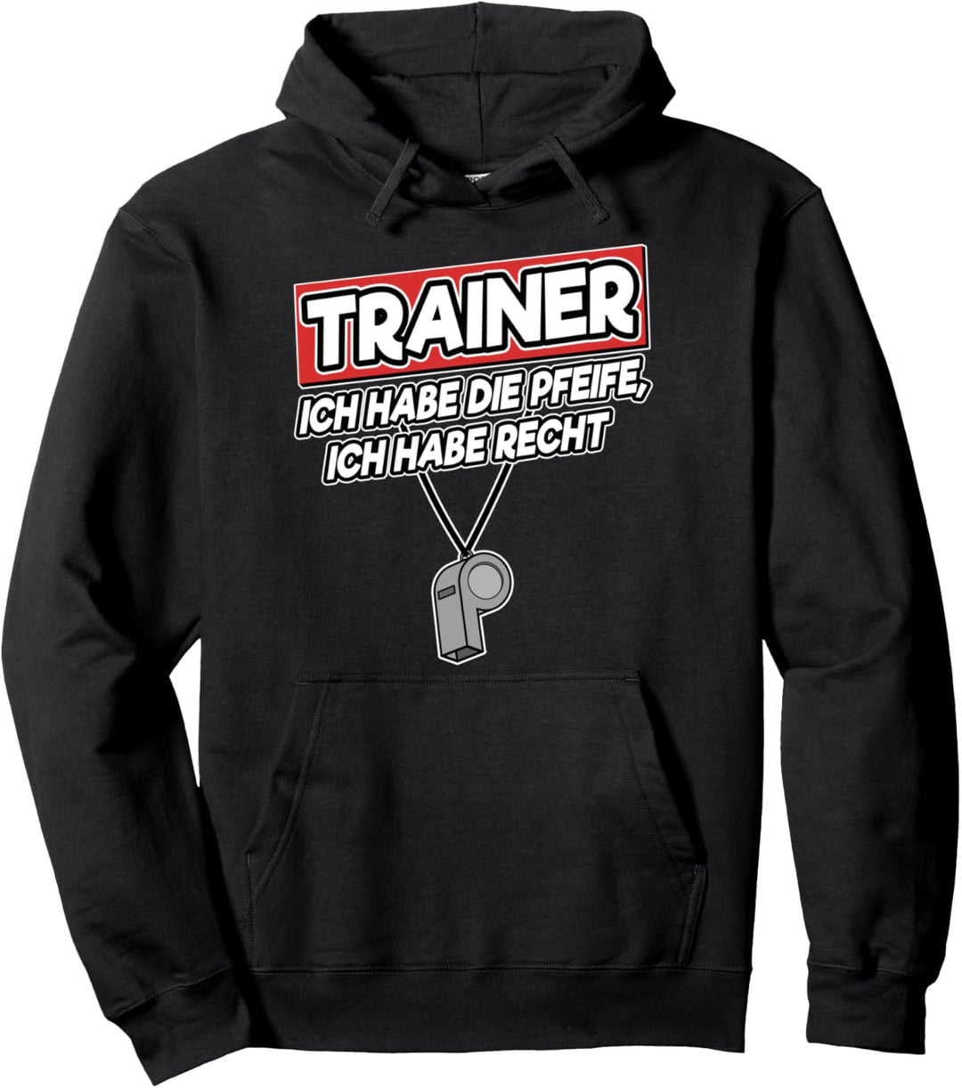 Handballtrainer Tennis Trainer Spruch Coach Fitnesstrainer Pullover Hoodie