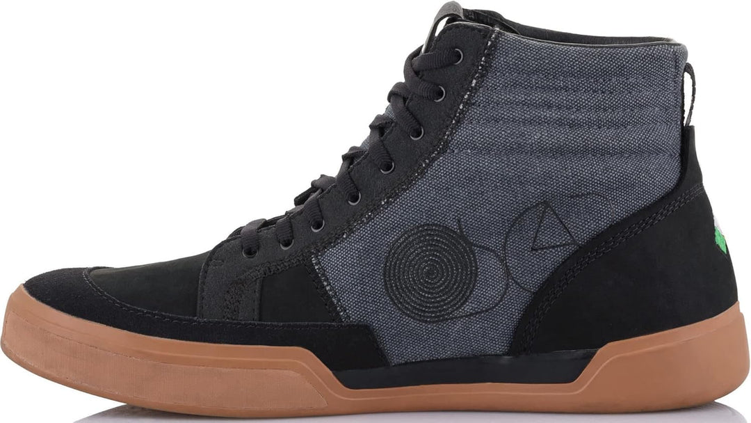 Alpinestars Grange Motorradschuhe, schwarz/blau, 7.5 (40) 40 EU Schwarz Mood Indigo, 40 EU Schwarz M