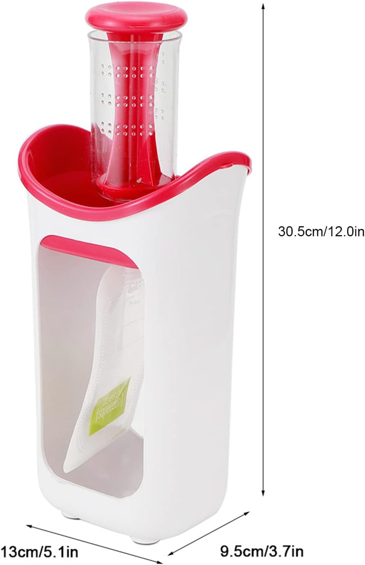 Nivvity Squeeze Station, Squeeze Station Press Store System Tragbare Kinder Obstpüree Squeezer Leben