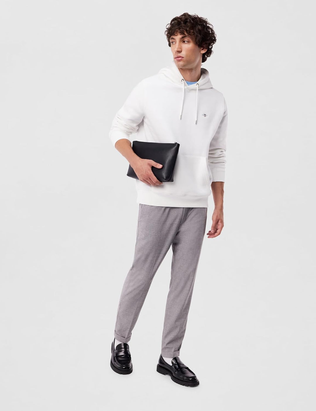GANT Herren Reg Shield Hoodie Kapuzenpullover XXS Eggshell, XXS Eggshell