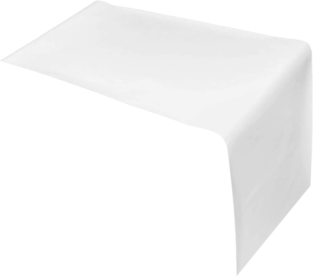 Papier Tischläufer 50m x 0,40m weiss Weiss 40 x 5000 cm (Rechteckig), Weiss 40 x 5000 cm (Rechteckig
