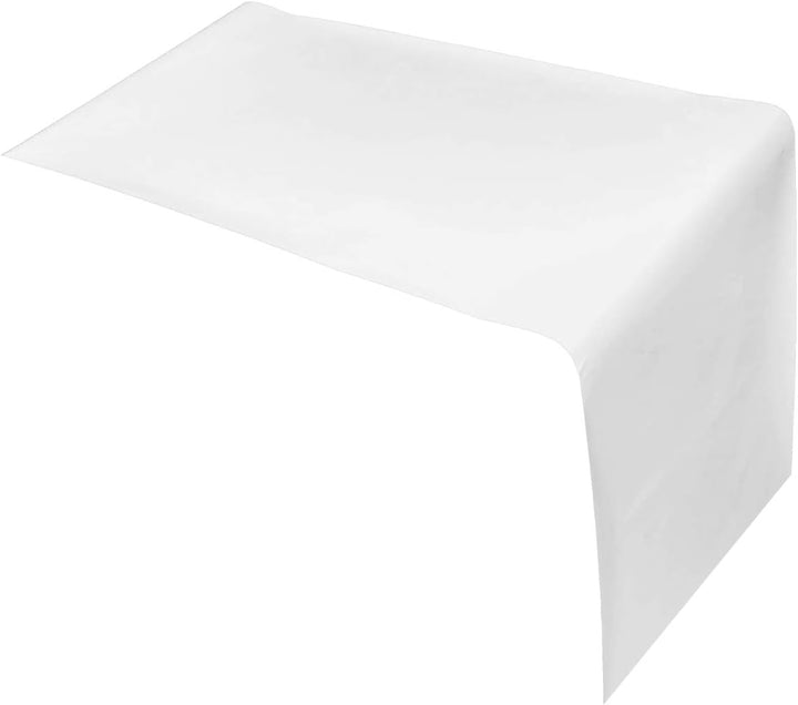 Papier Tischläufer 50m x 0,40m weiss Weiss 40 x 5000 cm (Rechteckig), Weiss 40 x 5000 cm (Rechteckig