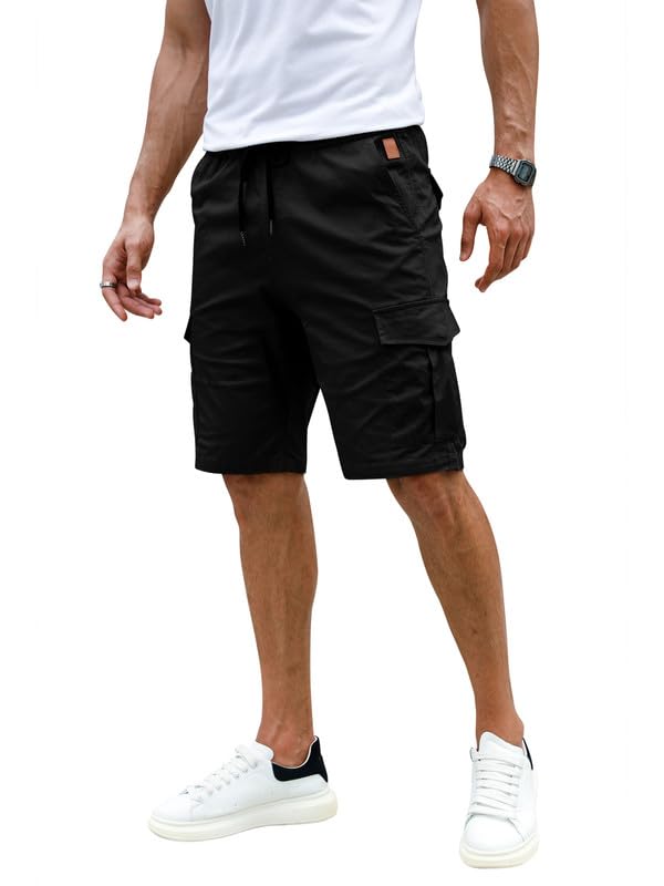 Elegancity Kurze Hosen Herren Cargo Shorts Freizeithose | Sommer Chino Shorts Mit 6 Taschen,Kurze Ca