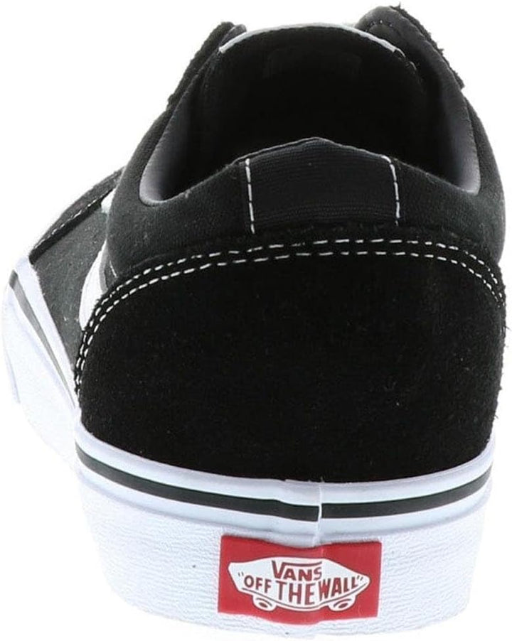 Vans Herren WardSneaker 42.5 EU Black And White, 42.5 EU Black And White