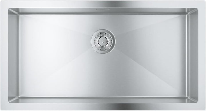 GROHE K700 | 1 Becken | Küchenspüle - Aufsatz- oder Unterputzmontage | Inklusive: Ablaufgarnitur, Si