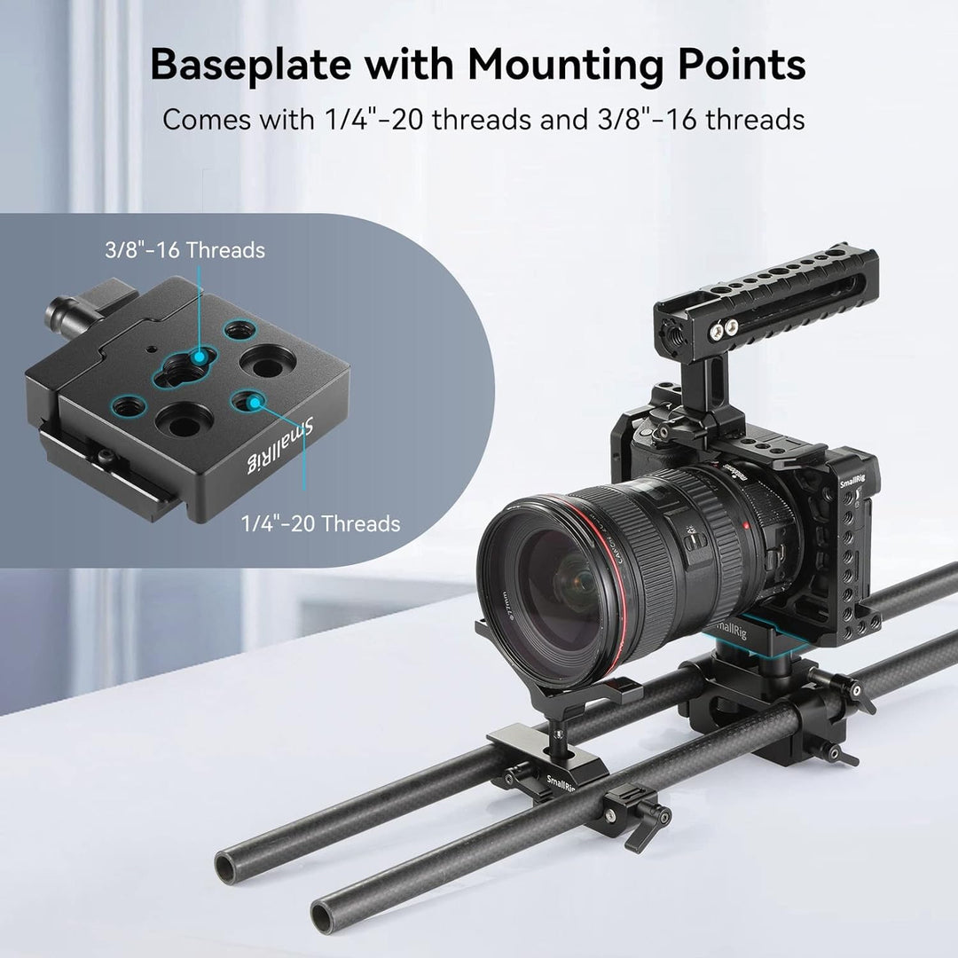 SMALLRIG Schnelle Veröffentlichung Klemme und Platte, Baseplate für Arca Standard - 2280