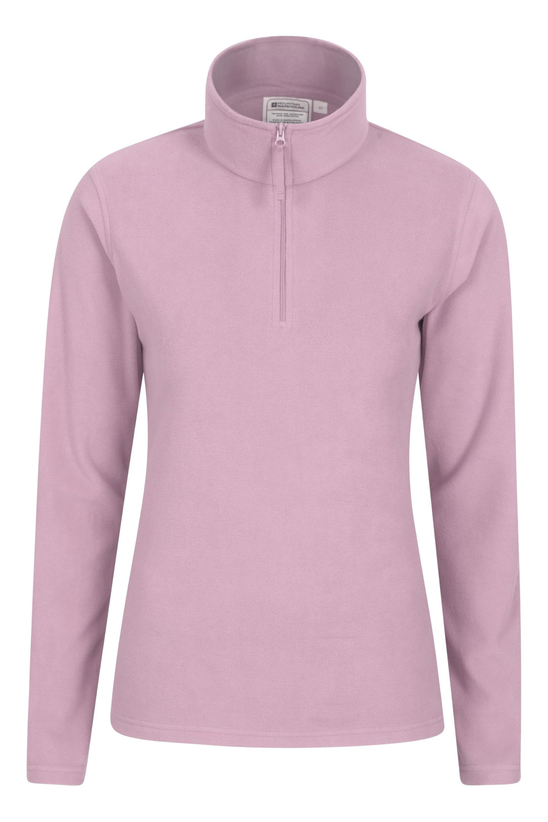 Mountain Warehouse Camber Womens Fleece - Lightweight Ladies Casual Sweater Top, Breathable, Zip Nec