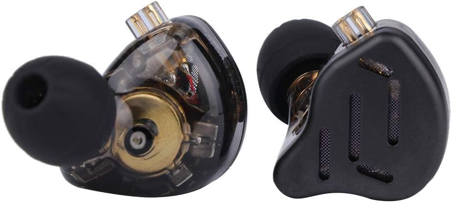 Linsoul KZ Zax 1DD+7BA Hybrid Driver HiFi in-Ear Earphones with Zin Alloy Shell, Detachable 2 Pin 0.