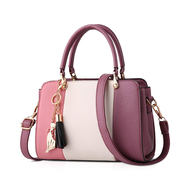 NICOLE &amp; DORIS Damen Handtaschen Quasten Taschen Reissverschluss Schultertaschen Einkaufstasche Umhä