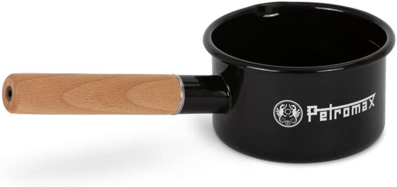 Petromax Emaille Stieltopf 0,5 l Schwarz, 0,5 l Schwarz
