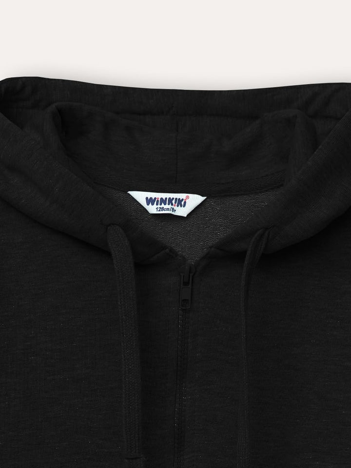Kinder Teenager Unisex Jungen Mädchen Kaputzen Hoodie mit Reissverschluss Zip Verschluss, Langarm, m