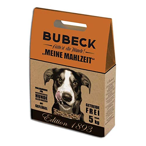 Hundefutter trocken getreidefrei von Bubeck mit Geflügel gebacken Adult 5 kg (1er Pack), 5 kg (1er P
