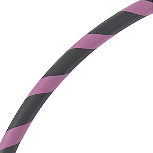 Faltbarer Anfänger Hula Hoop Reifen, Ø90/95/100/105cm Ø90cm Violett, Ø90cm Violett