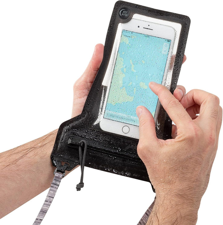 NITE Ize Mobiltelefontasche Runoff Phone Bag Schwarz NI-ROPPL-09-R3 anthrazit, anthrazit