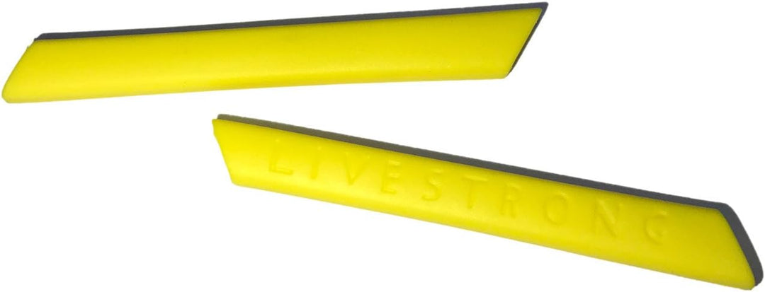 HKUCO Black/Titanium Polarized Replacement Lenses plus Yellow Earsocks Rubber Kit For Oakley Racing