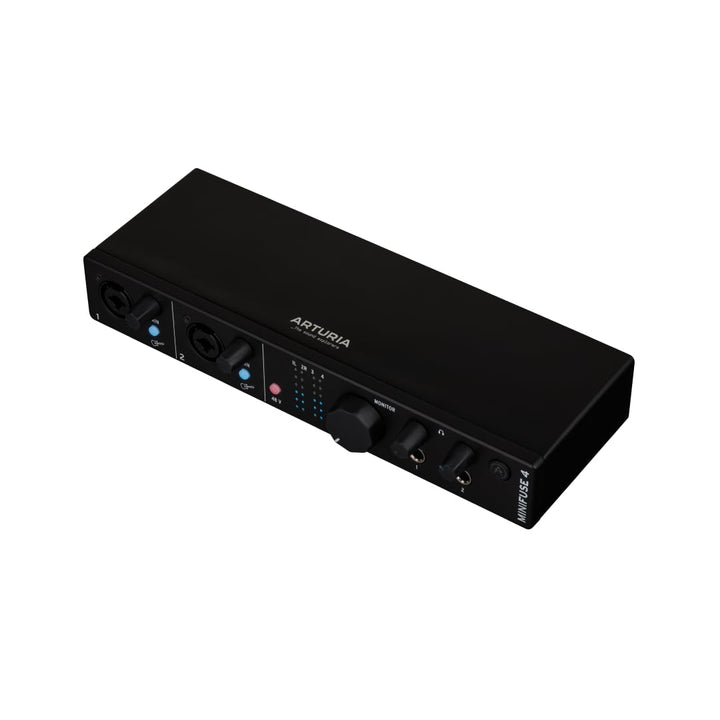 Arturia - MiniFuse 4 - Kompaktes USB-Audio-Interface mit Kreativer Software für Hochwertige Aufnahme