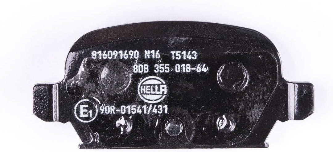 HELLA PAGID 8DB 355 018-641 Bremsbelagsatz - T5143 - Dicke/Stärke: 14mm - Bremssystem: Lucas - mit a