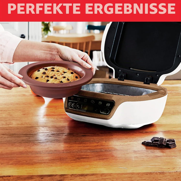 Tefal Cake Factory Smart-Kuchenmaschine, Gerät, Backen, Backen, Brotmaschine, Muffins, 4 Formen, 5 P