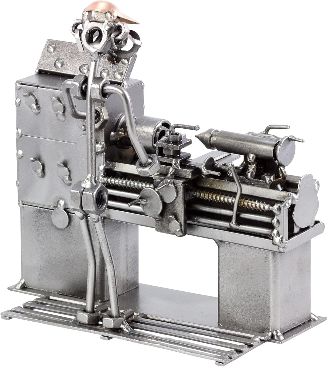 Steelman24 I Schraubenmännchen Dreher I Made in Germany I Handarbeit I Geschenkidee I Stahlfigur I M