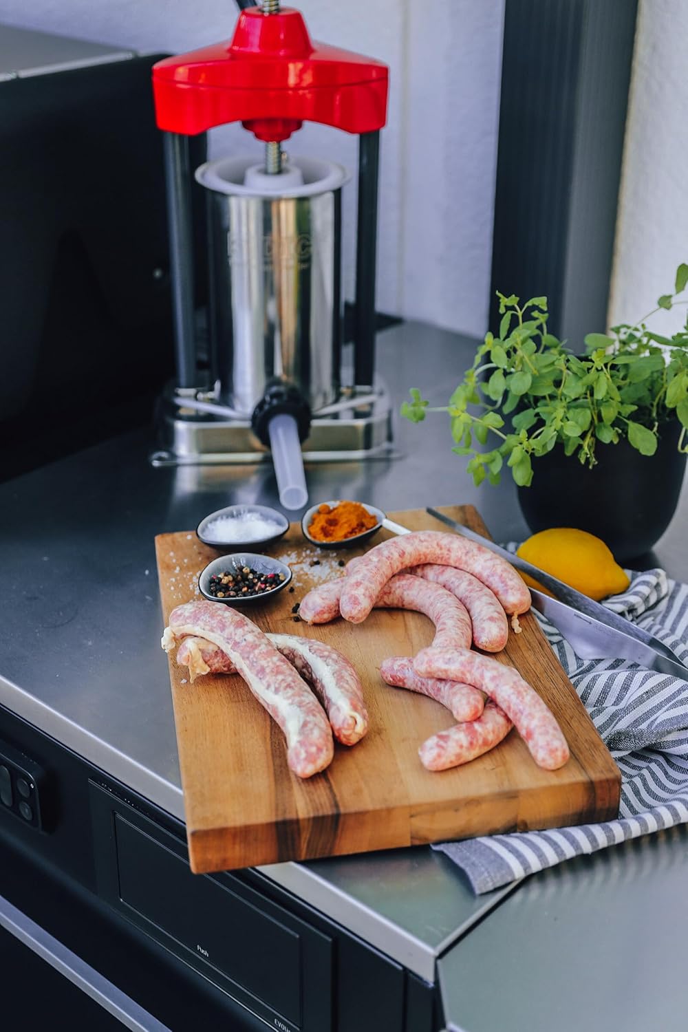 F. DICK HTW Hausschlachter-Tischwurstfüller 5 lb (für Hobbyköche, Jäger und BBQ-Fans, Wurstfüller, W