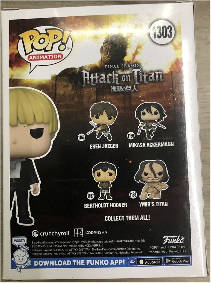 Funko Attack on Titan Final Season Yelena Exclusive Pop 1303