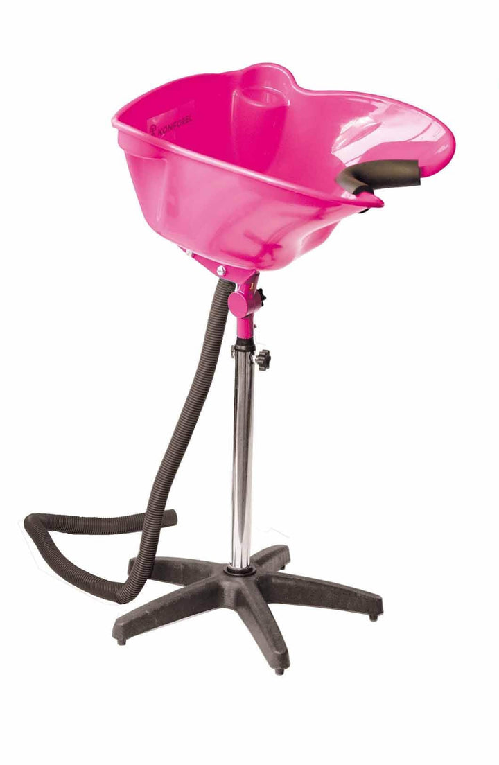 Shophair Becken für Waschbecken, tragbar, Rosa