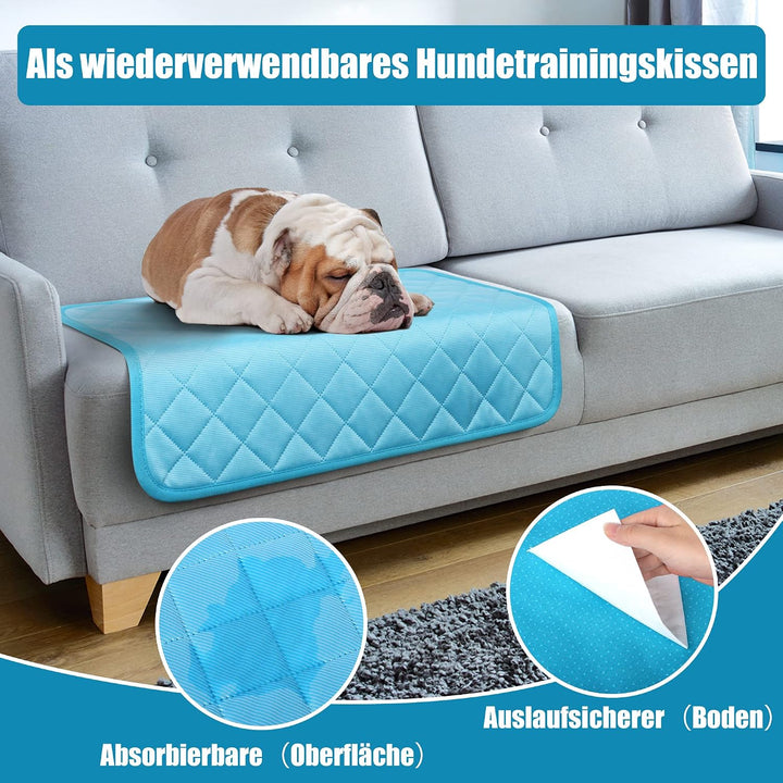 Kühlmatte für Hunde 70 x 55CM, Waschbares Hunde Kühlmatte, Selbstkühlend Hundematte für Hunde Katzen