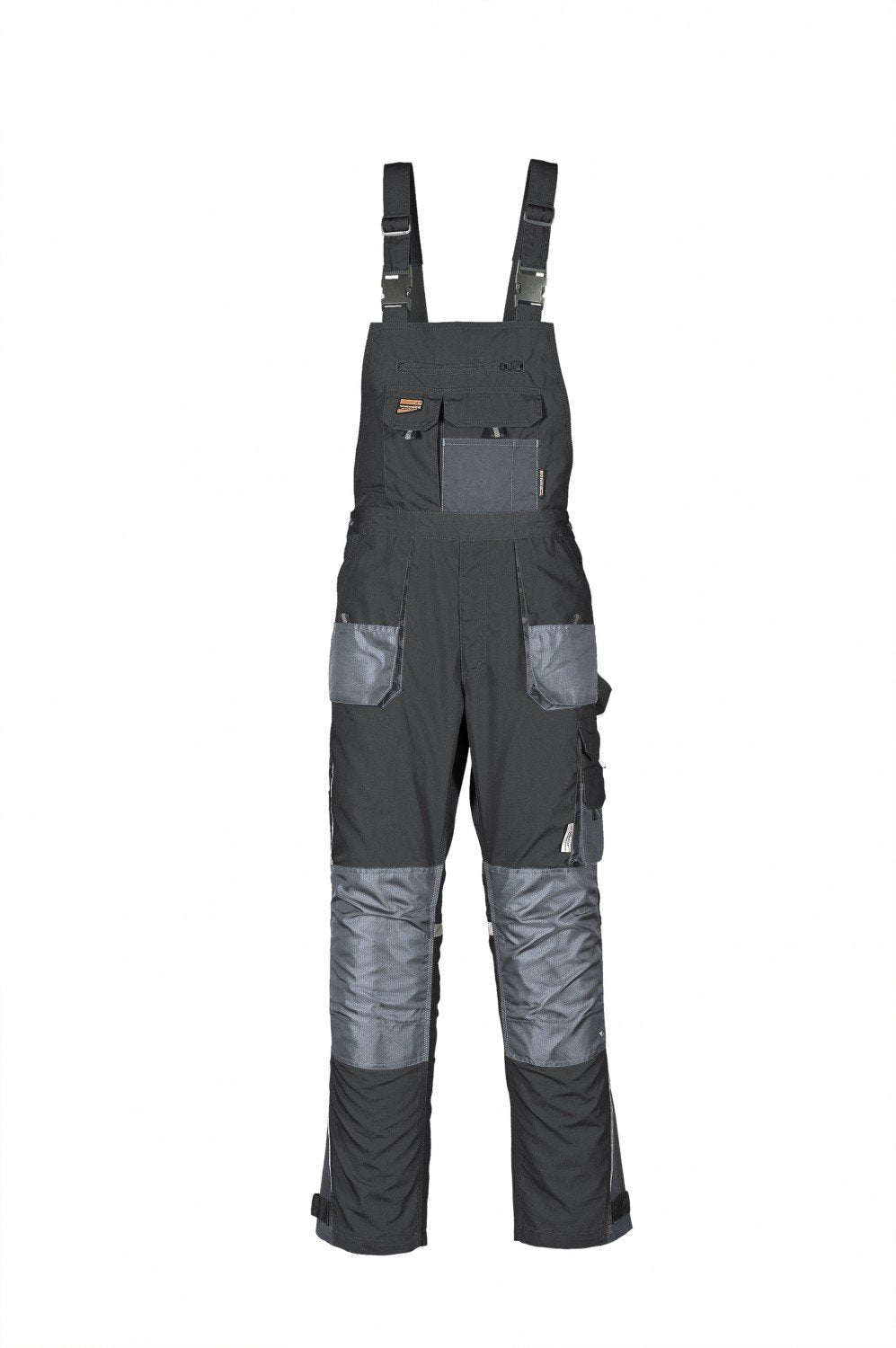 Terratrend 3237-25-1062 Herren Latzhose "Revolution", Schwarz/Grau, Grösse 25, mehrfarbig, 3237-46-1