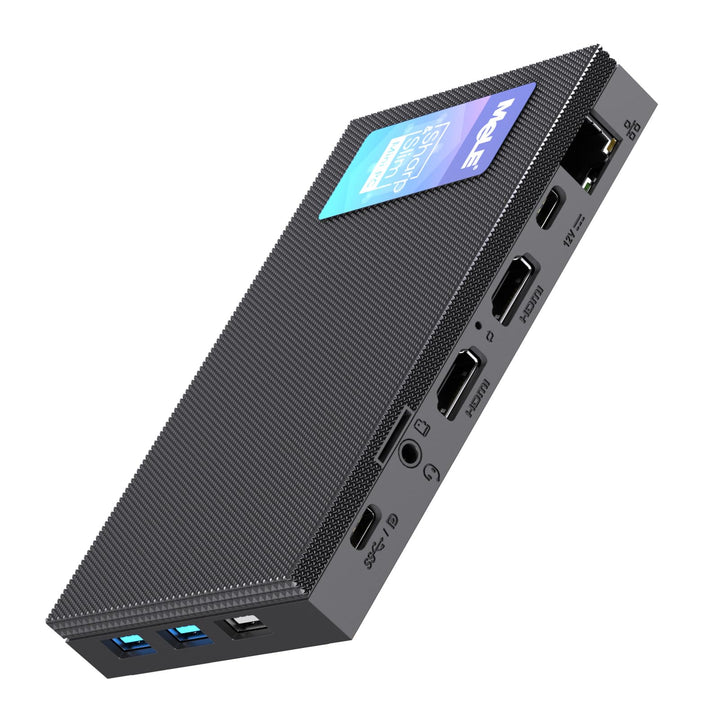 MeLE Quieter4C Lüfterloser Mini PC 8GB DDR4 256GB ROM Micro PC Twin Lake N150(bis zu 3.6GHz) USB-C 2